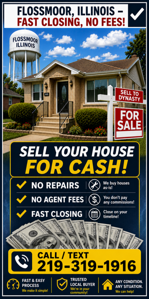 We Buy Houses in Flossmoor Illinois