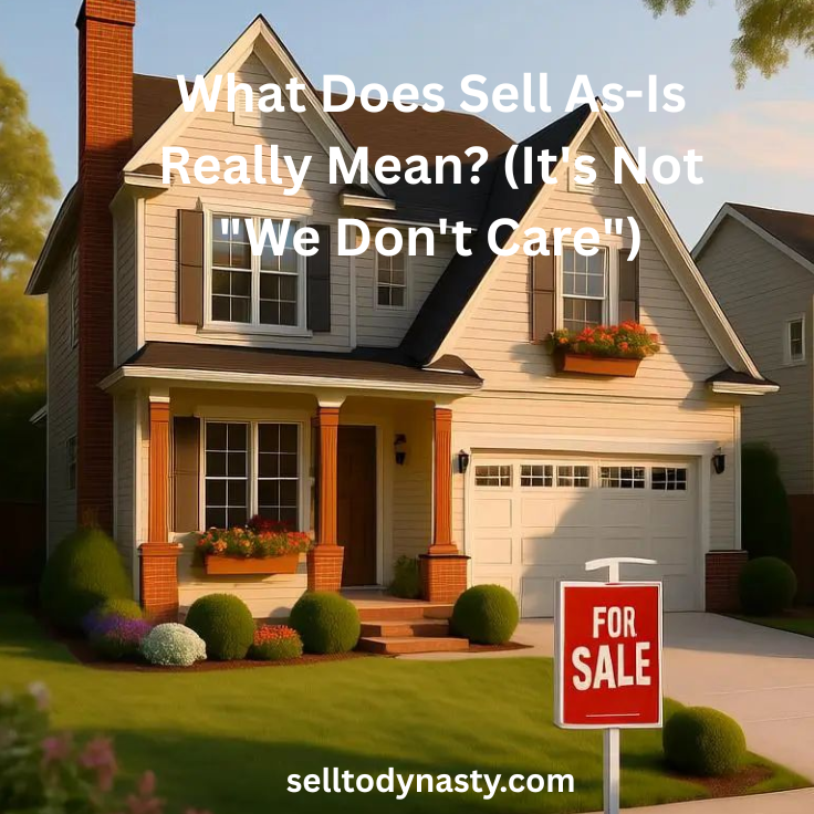 What Does Sell As-Is Really Mean? (It's Not "We Don't Care")