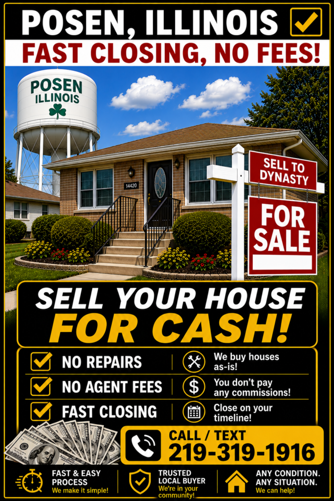 We Buy Houses in Posen Illinois