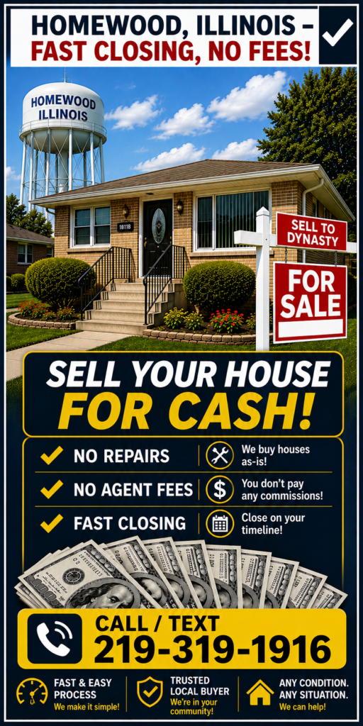 We Buy Houses in Homewood Illinois