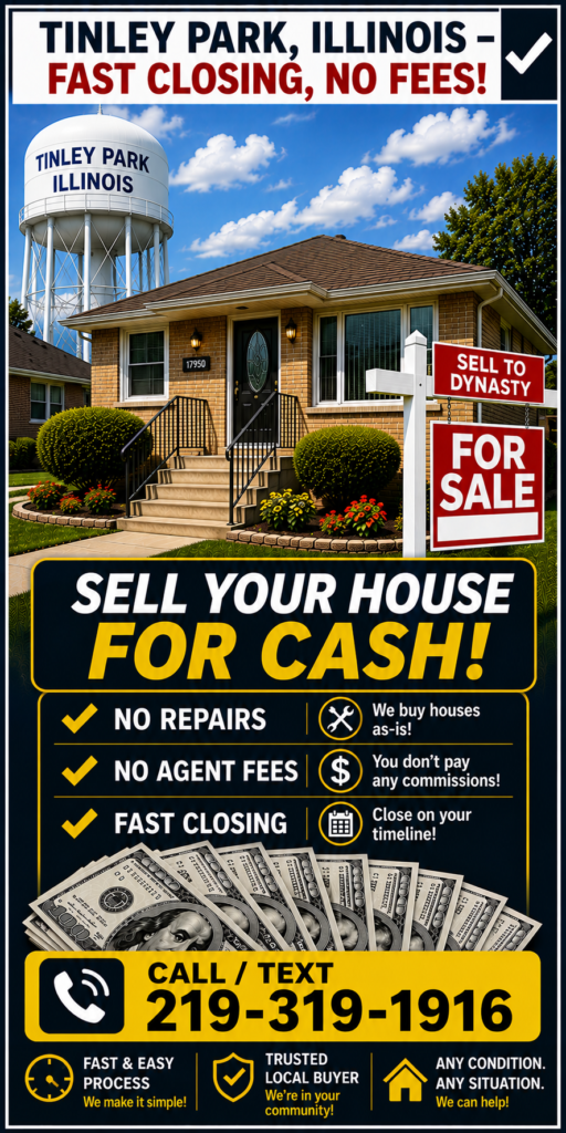 Sell My House Fast in Tinley Park Illinois
