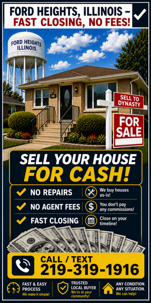 We Buy Houses in Ford Heights Illinois