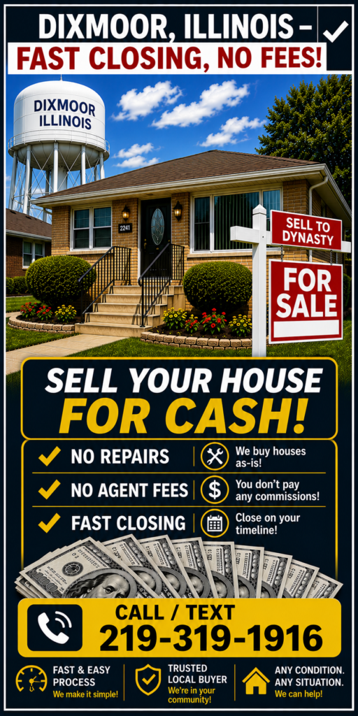 We Buy Houses in Dixmoor Illinois