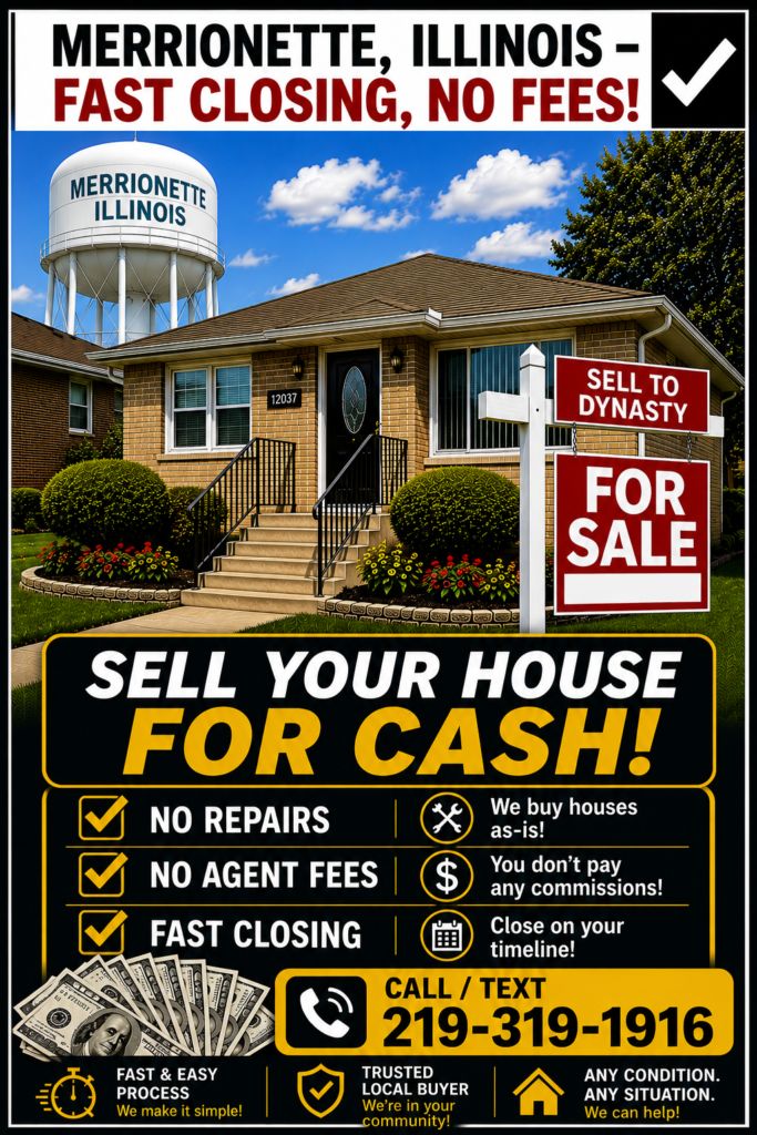 We Buy Houses in Merrionette Park Illinois