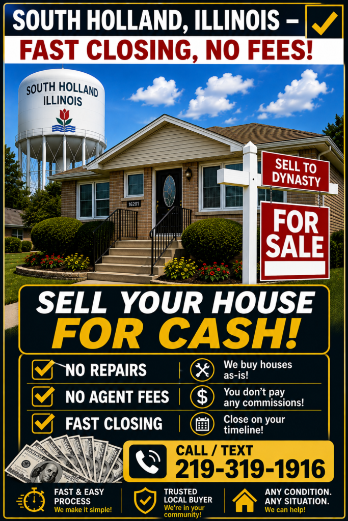 We Buy Houses in South Holland Illinois