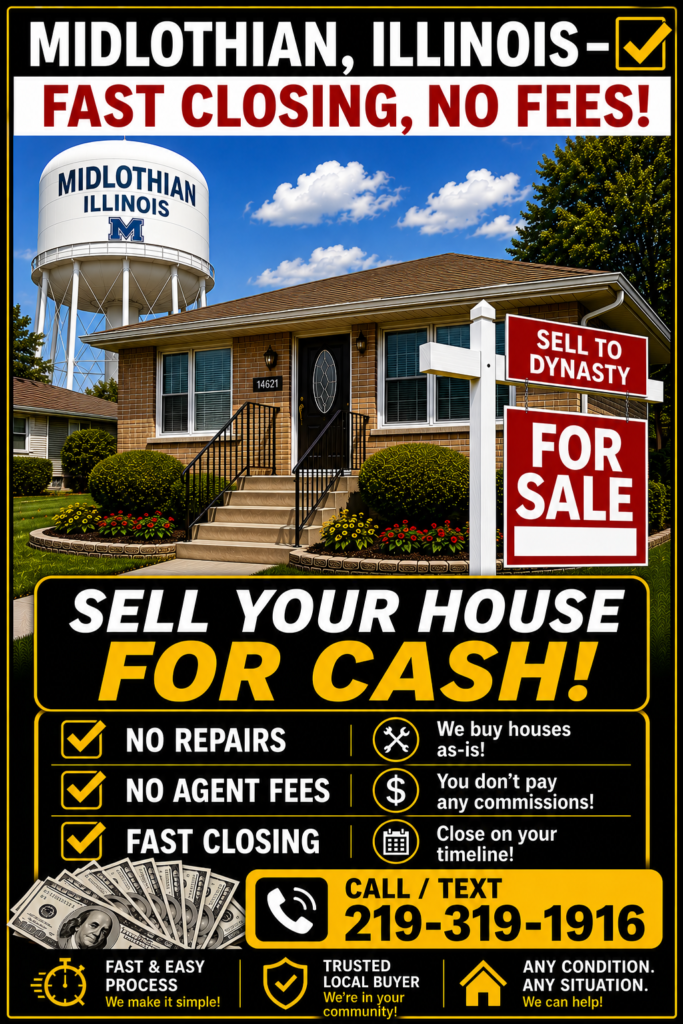 We Buy Houses in Midlothian Illinois