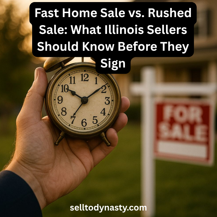 Fast Home Sale vs. Rushed Sale: What Illinois Sellers Should Know Before They Sign