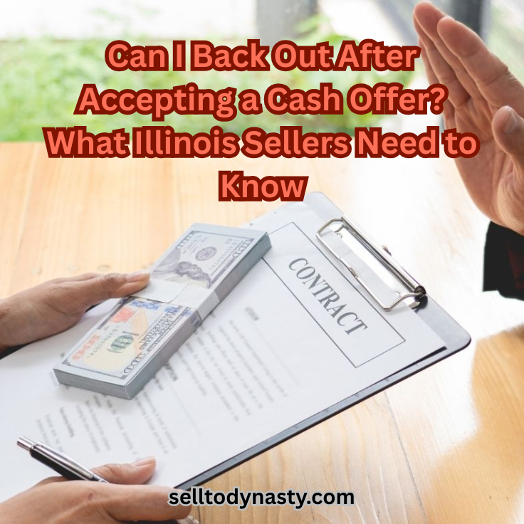 Can I Back Out After Accepting a Cash Offer? What Illinois Sellers Need to Know