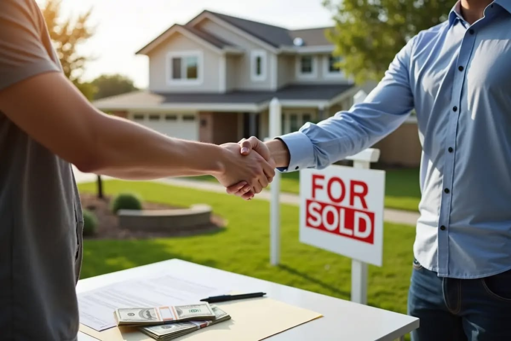 sell house for cash with a realtor already listed
